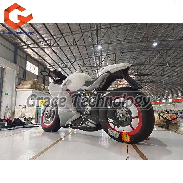 Outdoor Display Inflatable Motor Bike Balloon Giant Inflatable Motor Bike Model Inflatable Bicycle for Sale