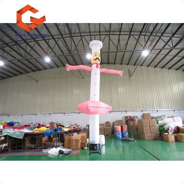 Advertising Inflatable Air Dancer Inflatable Chef Sky Dancer Custom Shape Air Man for Event