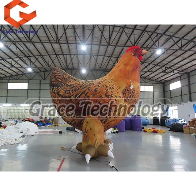 Event decoration inflatable chicken, giant inflatable chicken model,  inflatable hen animals cartoon for advertising