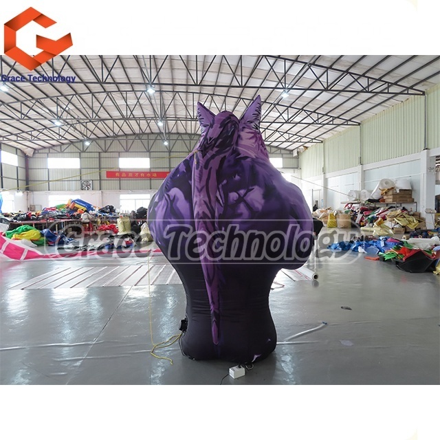 High Quality Inflatable Wolf Model Custom Inflatable Animal Cartoon Wolf for Festival