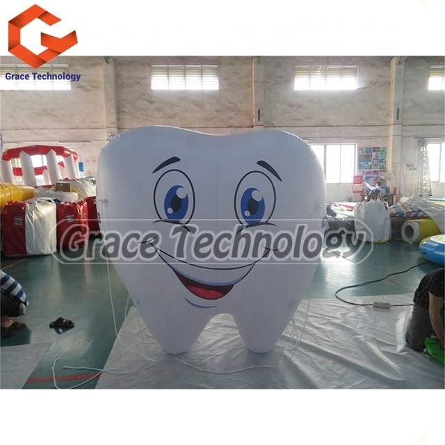 Giant inflatable tooth models , inflatable toothbrush balloon, inflatable tooth shapes for advertising