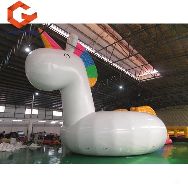 Giant Water Floating Inflatable Unicorn, Large Custom Float Unicorn Inflatable Cartoon