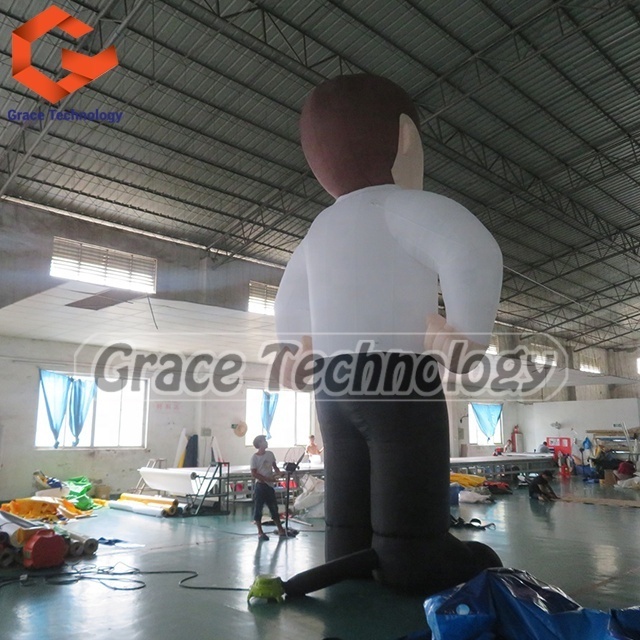 Outdoor Inflatable Human Men Balloon Custom Cartoon Inflatable Old Man Model Art Designs for Advertising