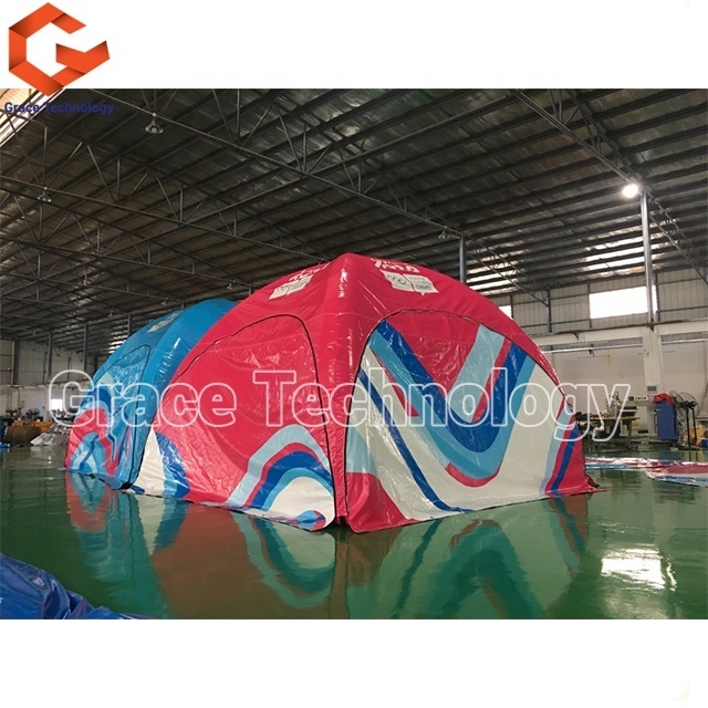 Outdoor Event Advertising Dome X-tent Inflatable Air Exhibition Lighting Custom Inflatable Tent For Event