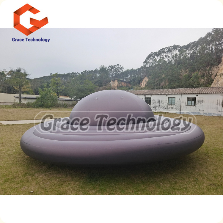 Inflatable Led Lighting Inflatable UFO Hanging Flying Saucer Balloon Giant Spaceship Inflatable UFO Model