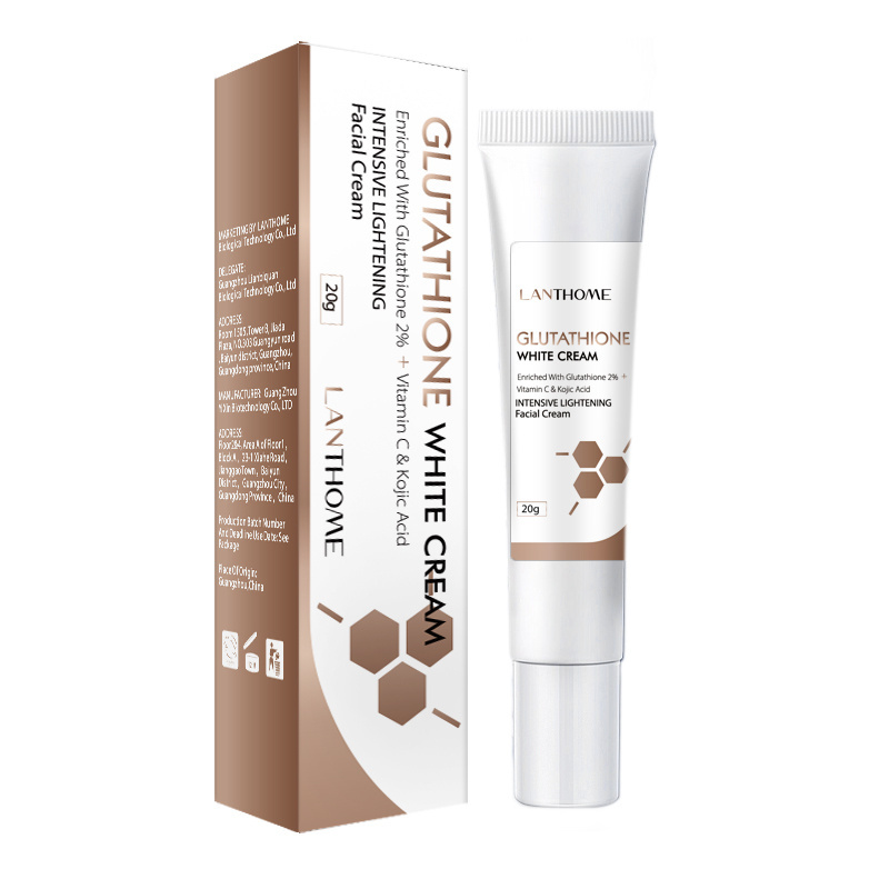 Glutathione white cream intensive lightening Facial cream with glutathione Vitamin C and Kojic Acid