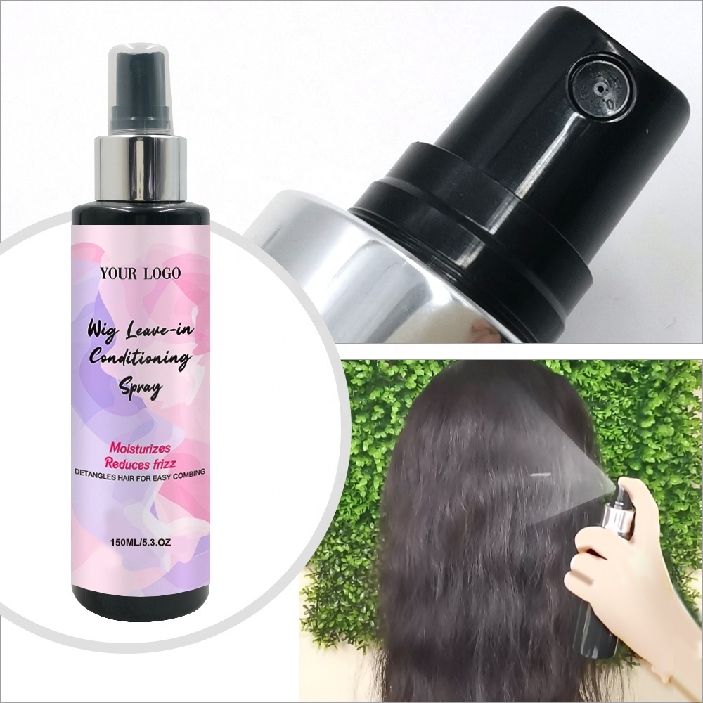 Private Label Protect Repair Damaged Hair Protector Curl Enhancing Smooth Leave In Hair Care Serum Conditioner Detangler spray