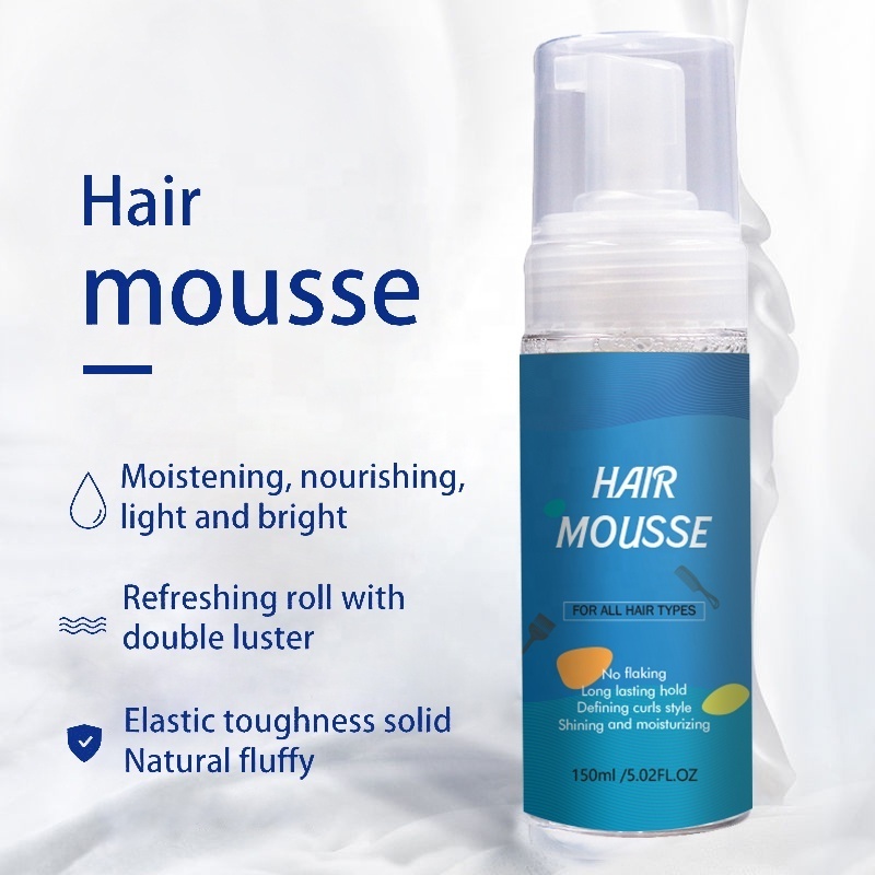 Private Label High Quality Professional Salon Hair Styling Mousse Firm Hold Hair Mousse Foam For Curl Hair Defining