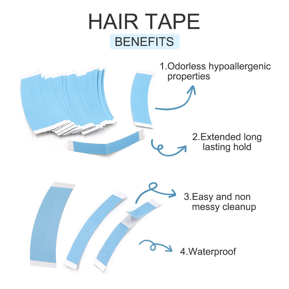 Custom Toupee Glue Hair Extension Tape Ultra Hold Tape Adhesives For Toupee Lace Frontal Wigs Closure hair