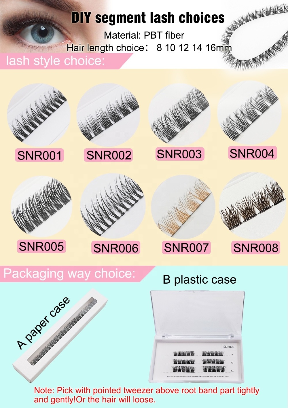 Custom Double-ended Bottle 2 IN 1 Eyelash Adhesive Glue Waterproof Low Odor  DIY Lashes Bond Sealer For Segment Lash Extensions