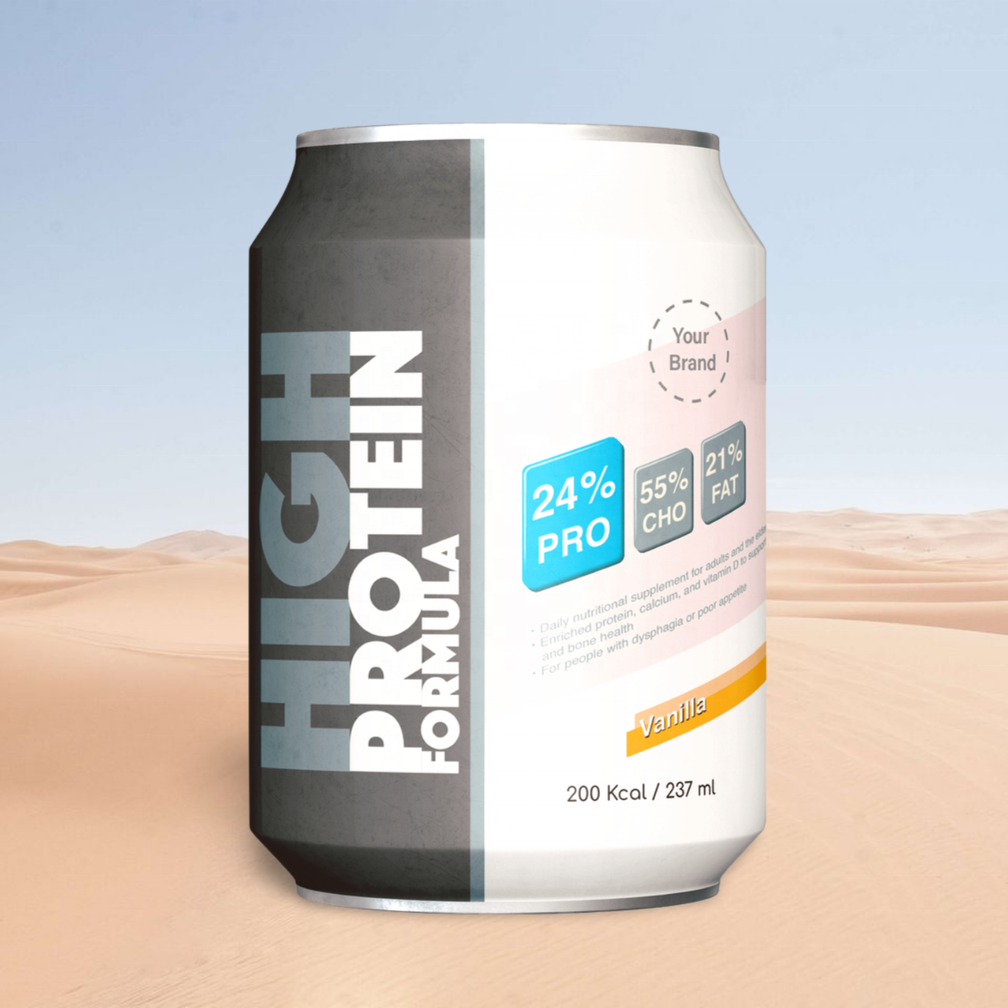 High Protein Drink whey protein ready to drink wholesale liquid healthcare supplement private label tin can 237 ml