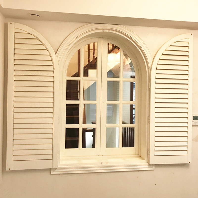 Indoor Wooden Plantation Window Shutter and PVC Shutter with Top Quality and Different Styles Plantation Shutter Swood Blinds