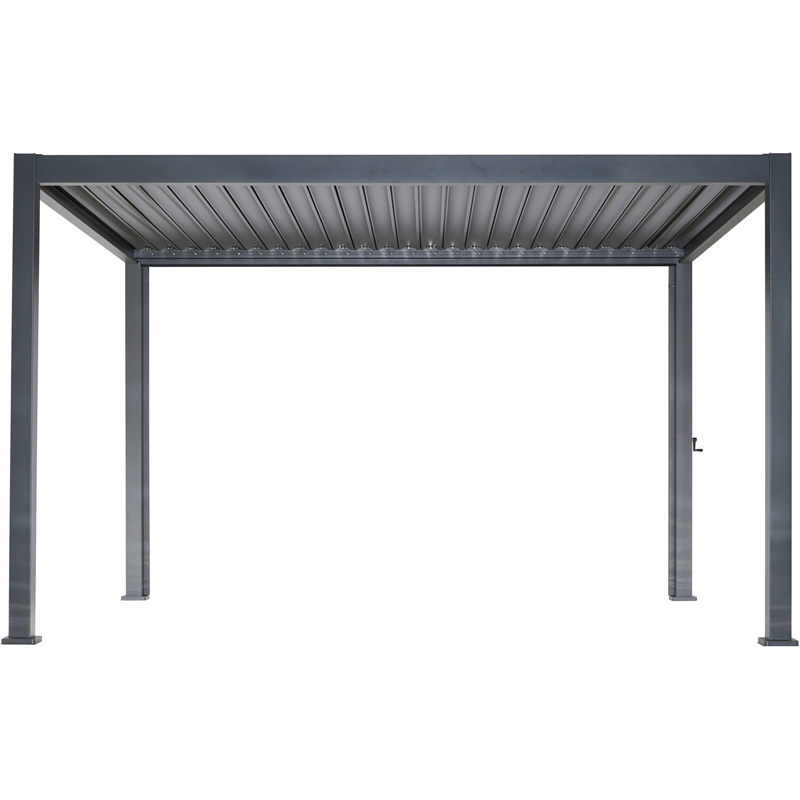 Four seasons motorized balcony aluminum pergola 3x3m gazebo outdoor waterproof