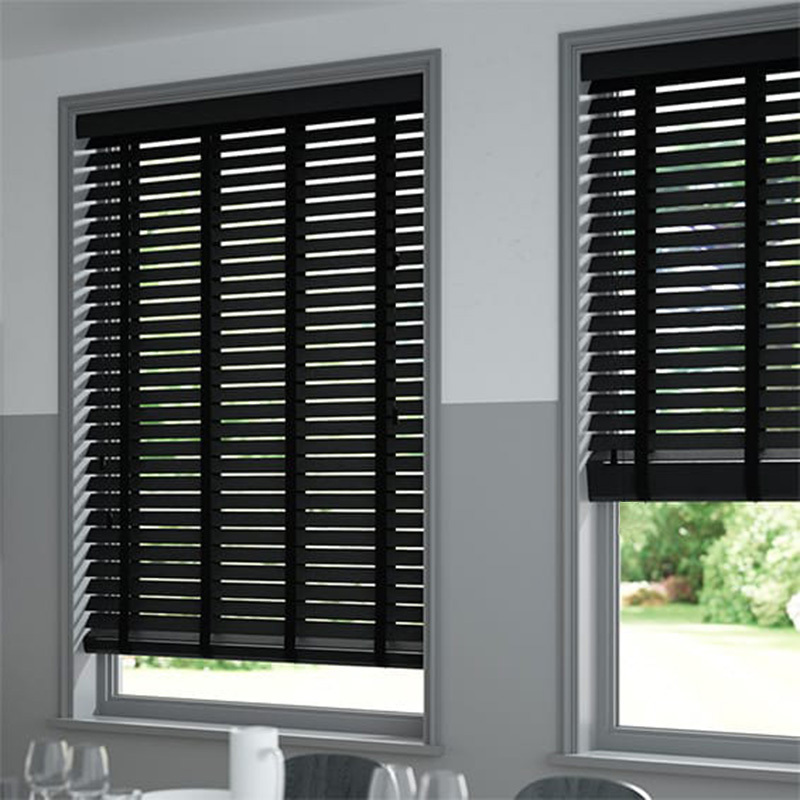 Custom made child-safe faux wood blinds and wooden blinds timber venetian blinds