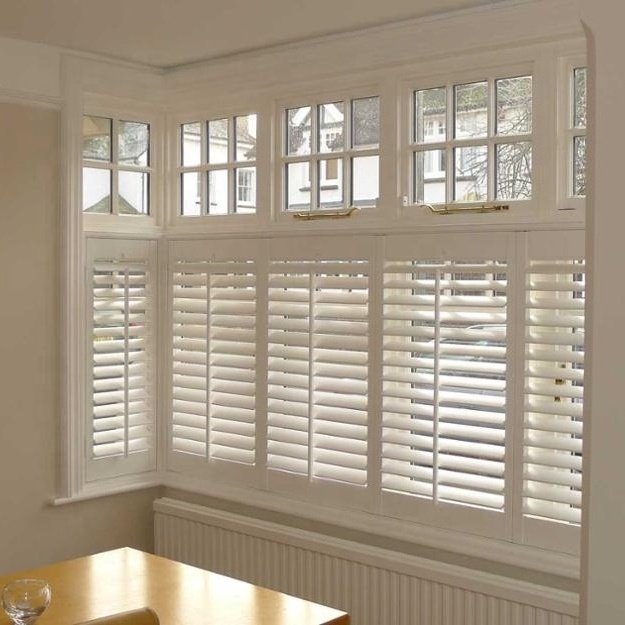 Indoor Wooden Plantation Window Shutter and PVC Shutter with Top Quality and Different Styles Plantation Shutter Swood Blinds