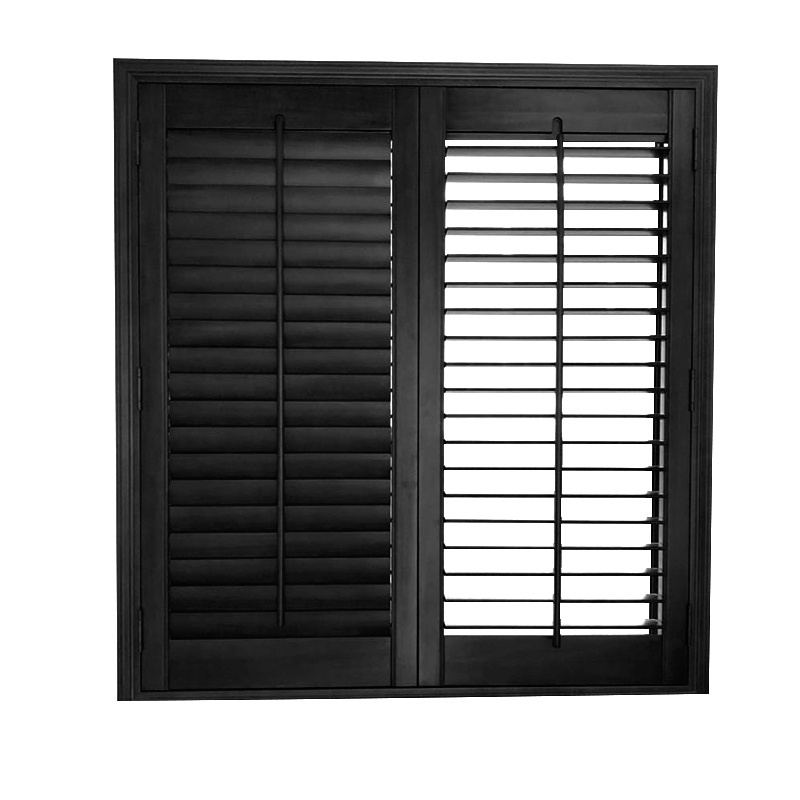 Best sale PVC  Wooden Decorative Window Plantation Shutters