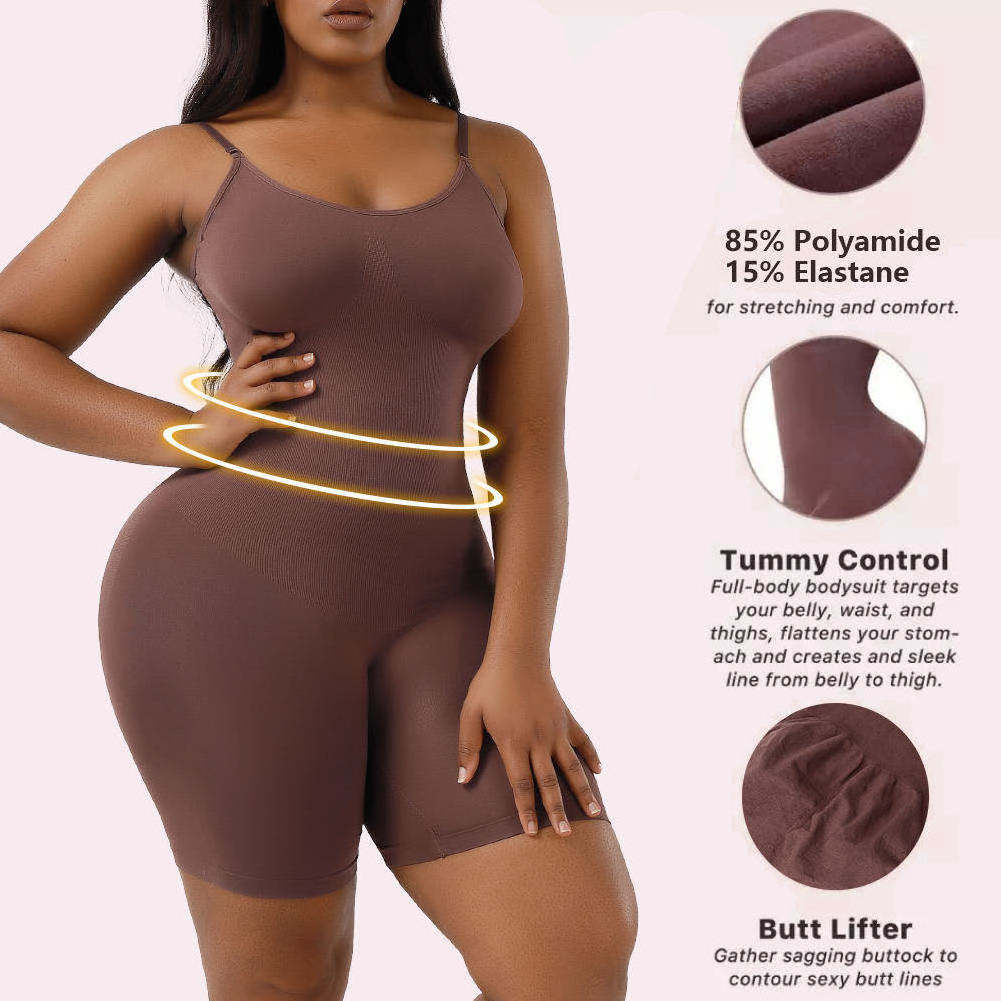 Dropshipping Corset Jumpsuit Full Shapewear High Elastic Enhancer Butt Lifter Shaper Women Seamless Body Shaper For Women