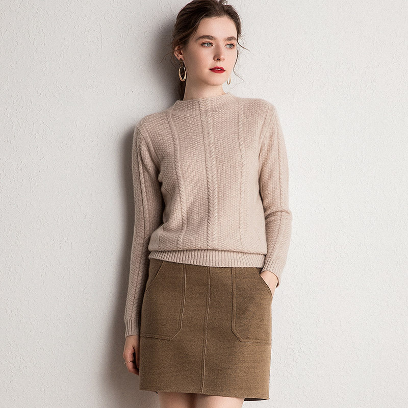 Hot selling cheap woman sungod cashmere knitted sweaters