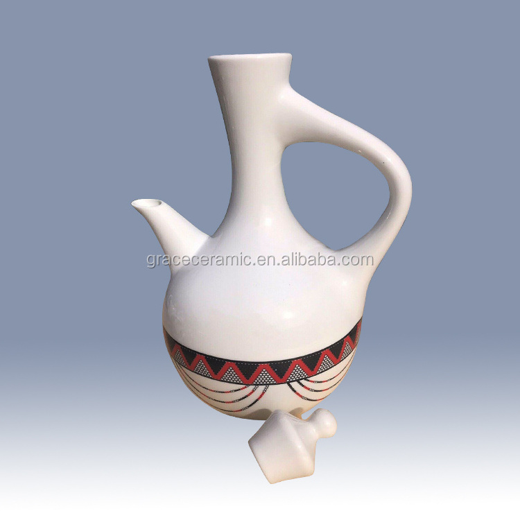 2021 Bulk Latest Design Fine Porcelain Ceramic Traditional Ethiopian Art Rekobot 23 Piece Ertrean Coffee Set