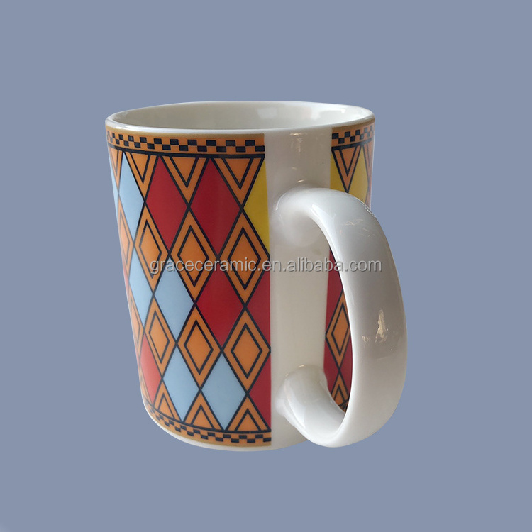 2021 New Arrivals 11oz 12oz Ceramic Bone china Fine Porcelain Ethiopian Coffee Mug Ethiopia Mugs