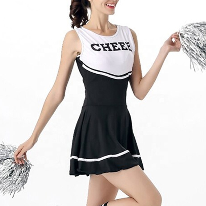 Customized Girls Cheer Uniforms Set Skirt Top Shell for Cheer Uniforms Women Custom OEM ODM Custom Designs Cheerleading Uniforms