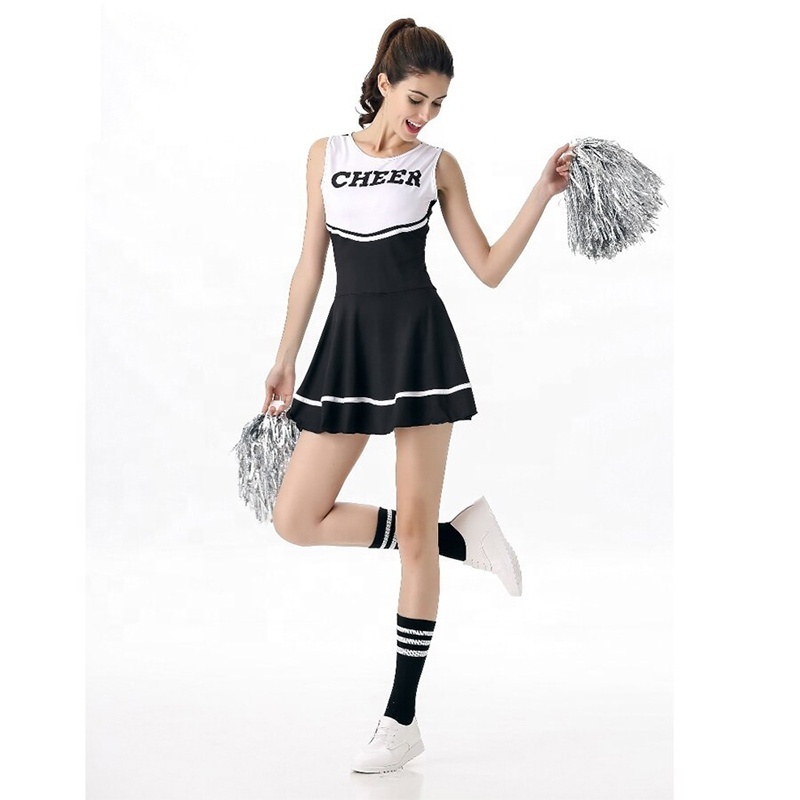 Customized Girls Cheer Uniforms Set Skirt Top Shell for Cheer Uniforms Women Custom OEM ODM Custom Designs Cheerleading Uniforms