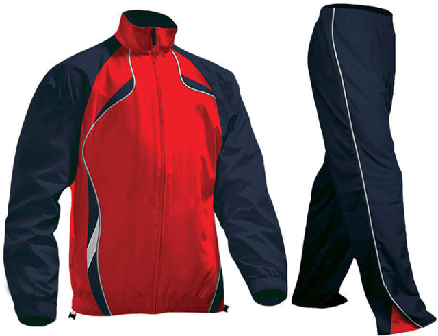 OEM 100% Nylon Parachute Jacket And Joggers Pants Sweat Track Set Contrast Training Athletic Track Suit