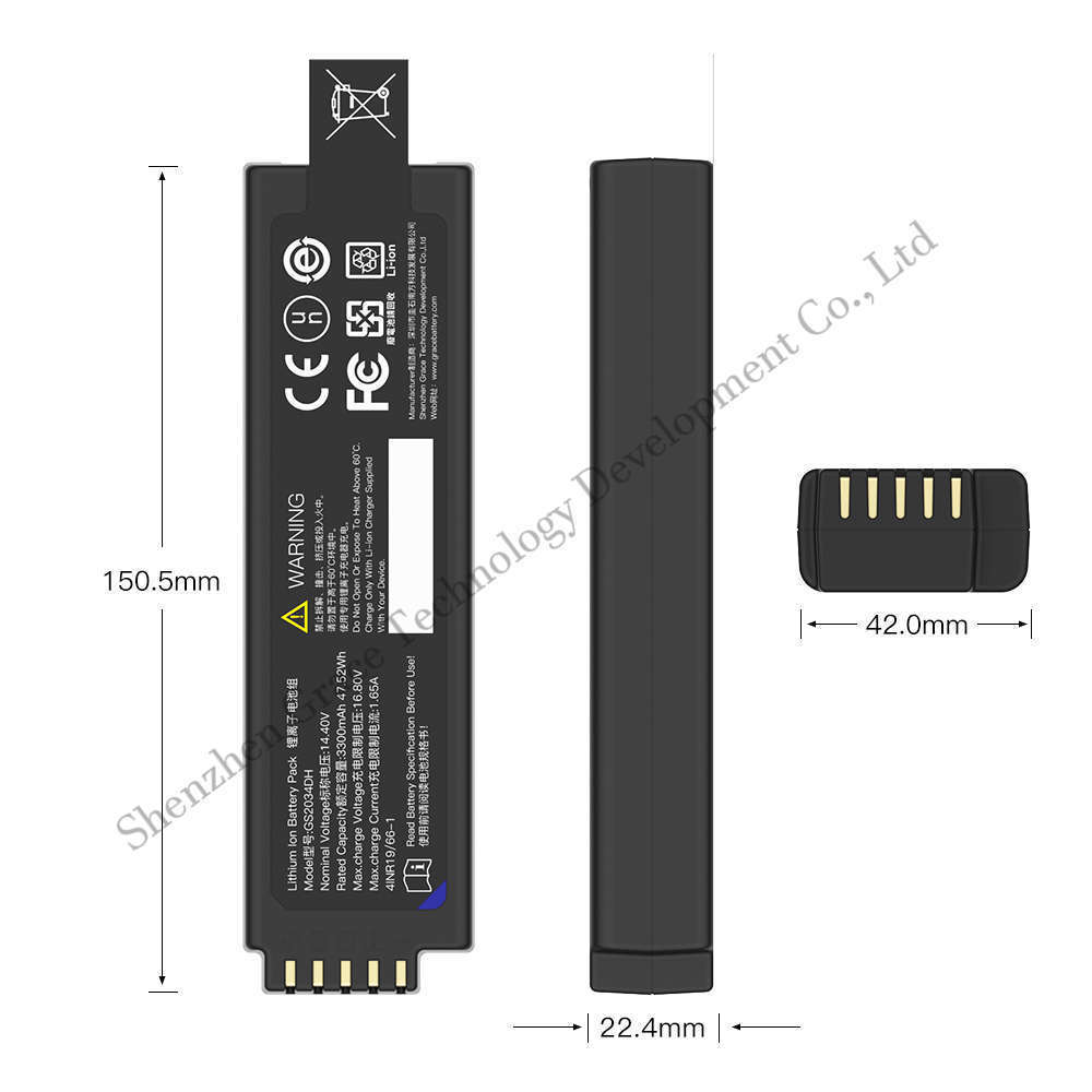 TEFOO GS2034DH Wholesales rechargeable batteries Olympus Vanta XRF handheld Lithium battery replacement compatible with ND2034