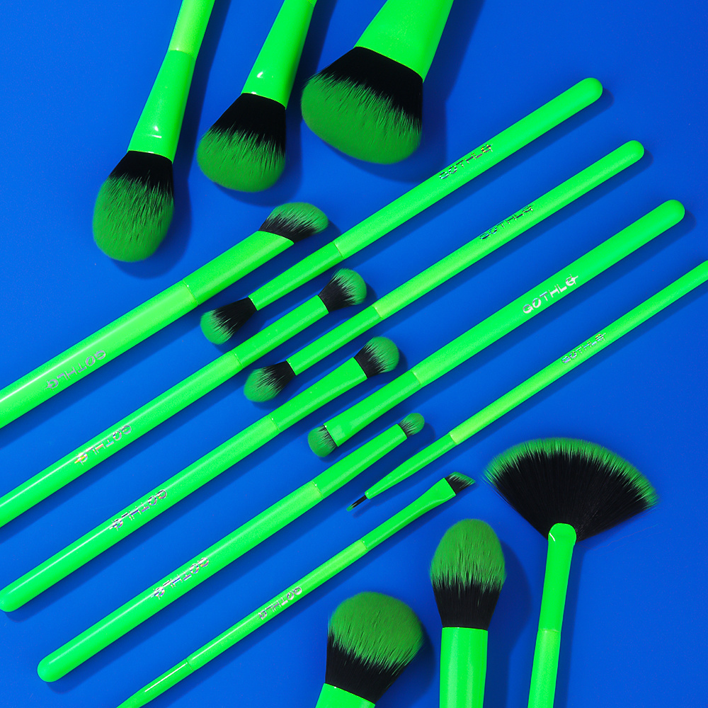 Gracedo China Factory 15pcs Cosmetic Foundation Brush Makeup Brushes Synthetic Fiber Wholesale Makeup Brushes