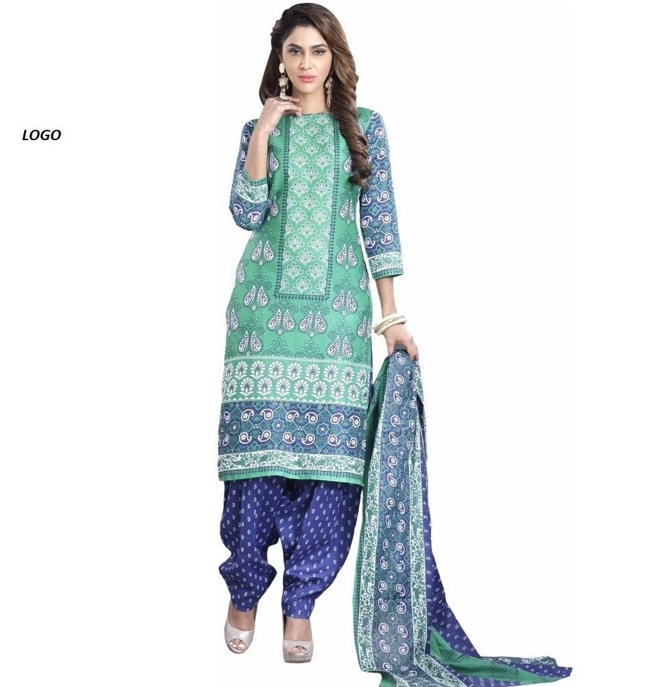 Cotton Lawn Fancy Design Females Ladies Suit Casual Wear Dress Muslims Womens Pakistani Salwar Kameez With Dupatta 3pcs