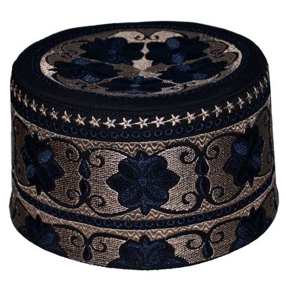 New Design Custom Muslim Islamic Hats Arabic Turkish Printed Muslim Prayers Hats Casual Muslim Males Hats Wholesale