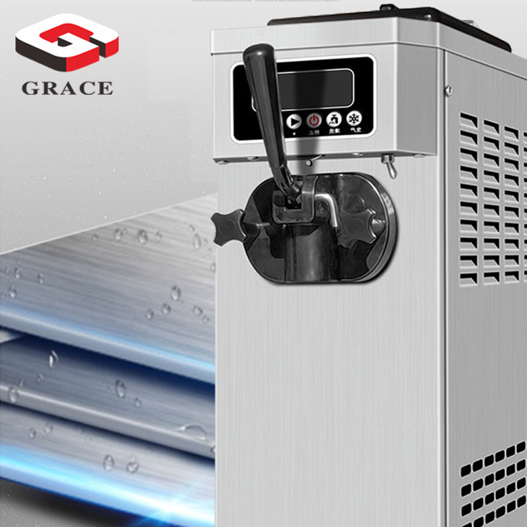 Small Table Top Frozen Yogurt  Machine Commercial  Soft Ice Cream Maker High Productivity Ice Cream Machine