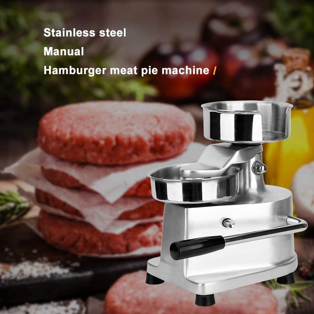 Commercial Hamburger Patty Maker 100mm/4inch Stainless Steel Burger Press Heavy Duty Beef Meat Forming Processor