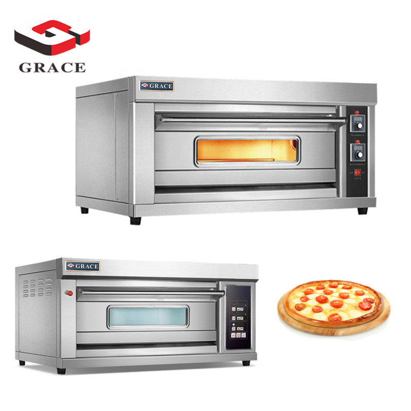 Professional Commercial Bakery Electric and Gas Baking Bread and Pizza Trays Deck Oven