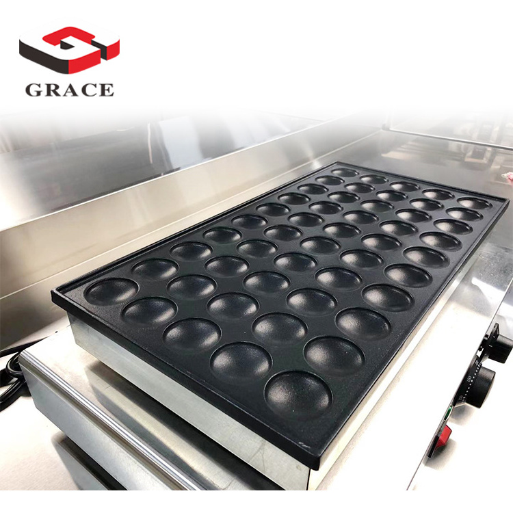 Hot Sale Custom Design Commercial Snack Equipment 50 Holes Mini Pancake Maker Muffins Machine Waffle Maker