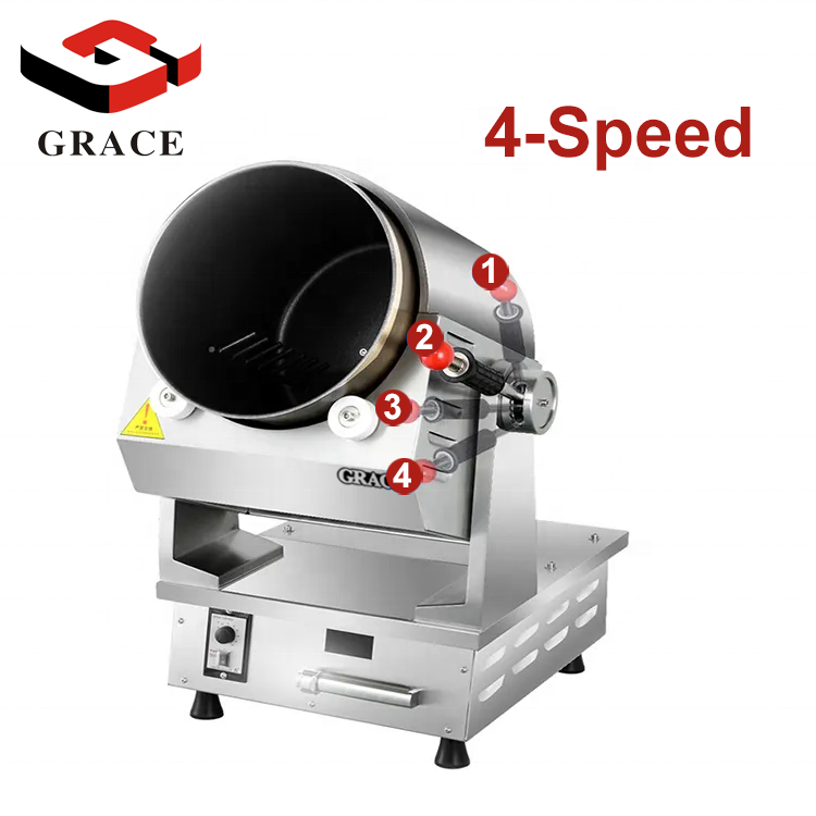 Commercial Hotel Restaurant Fried Rice Intelligent Machine Rotating Smart Cooker Wok Chef Automatic Cooking Machine