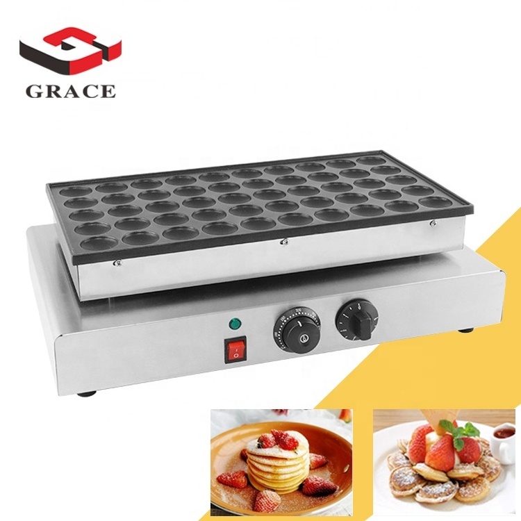 Free Shipping to USA 50 Holes Mini Pancake Maker Muffins Machine Waffle Maker Poffertjes Maker