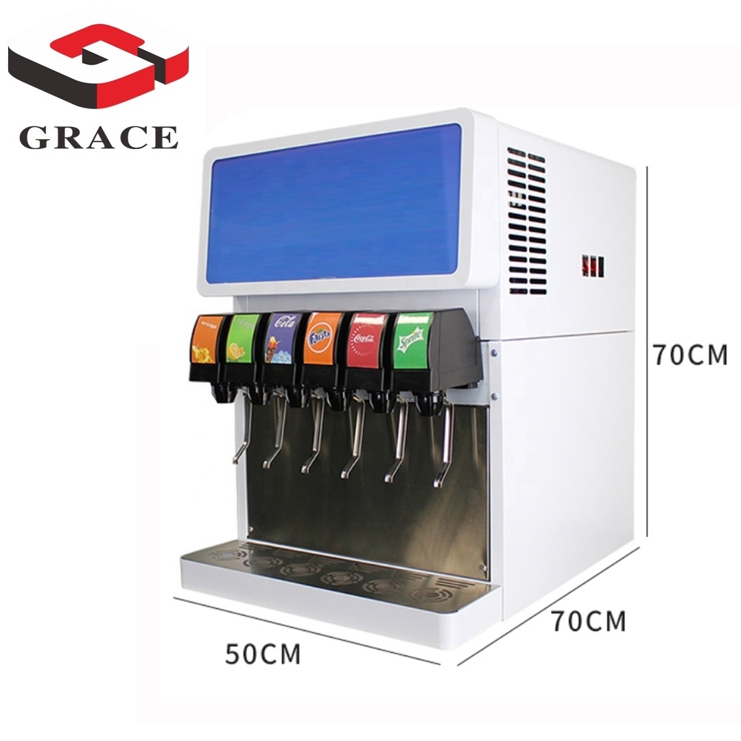 Grace Commercial Soft Drink 6 Flavor Beer Juice Soda Fountain Machine Beverage Dispenser Machine