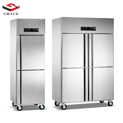 Best Selling Commercial Stainless Steel Upright Freezer GR-C61A Chiller Fridge Refrigerator