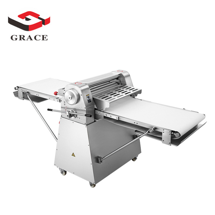 Commercial Bakery Equipment Reversible Stainless Steel Pizza Bread Machine Automatic Baguette Croissant Dough Sheeter