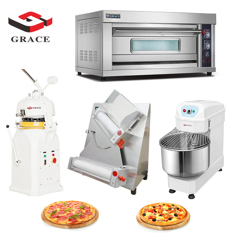 Professional Commercial Bakery Electric and Gas Baking Bread and Pizza Trays Deck Oven