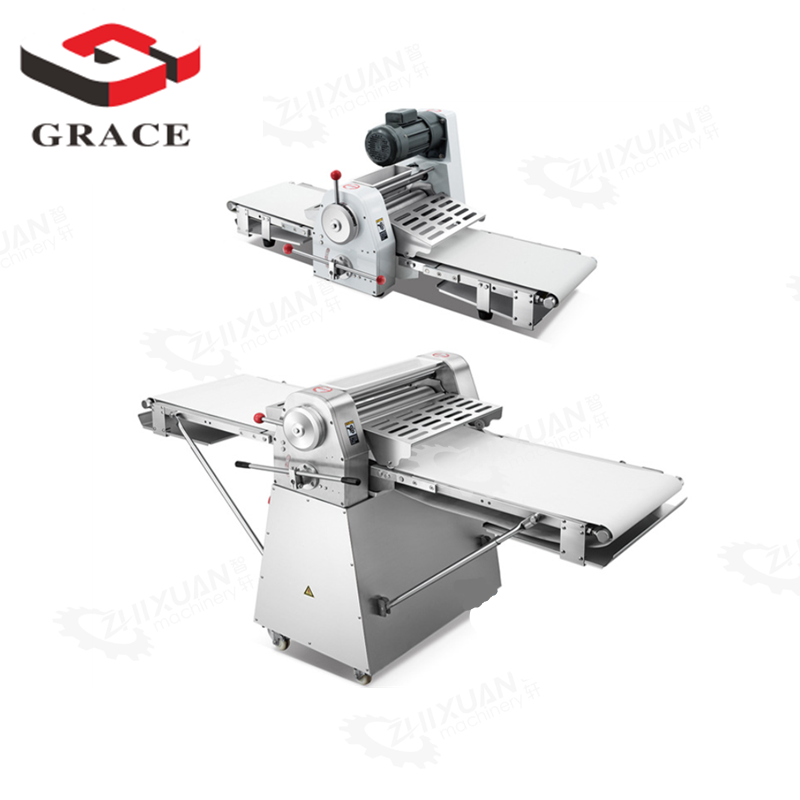 Commercial Bakery Equipment Reversible Stainless Steel Pizza Bread Machine Automatic Baguette Croissant Dough Sheeter