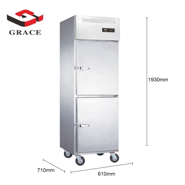 Best Selling Commercial Stainless Steel Upright Freezer GR-C61A Chiller Fridge Refrigerator