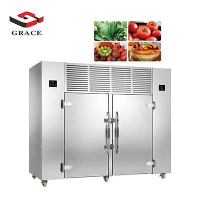 Grace Commercial Hotel Industry Upright Refrigerator Four Doors Stainless Steel blast chiller frezer commercial freezer