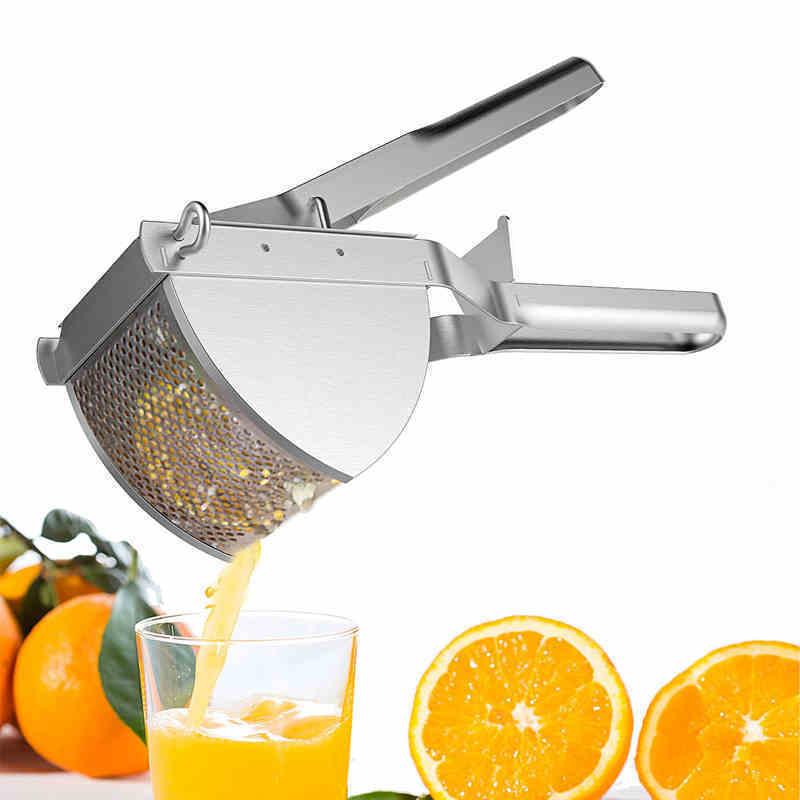 Kitchen Helper Manual Stainless Steel Detachable Vegetable Fruits Potato Presser Potato Masher