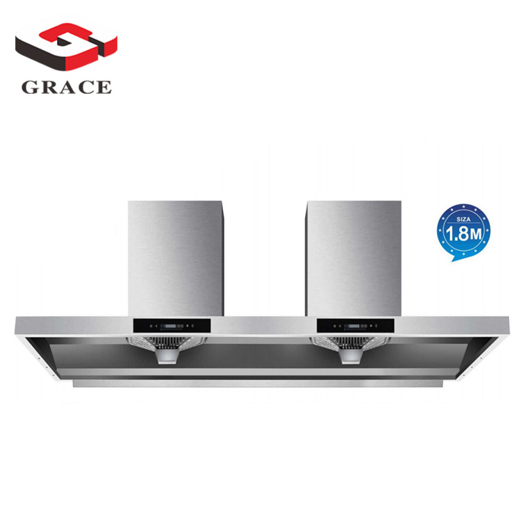 GRACE High Quality Stainless Steel Hood Commercial Restaurant Exhaust Hood For Kitchen