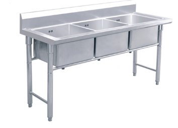 Grace Stainless Steel Single Sink Dirty Dish Cleaning Working Table/Kitchen Laundry Sink Bench