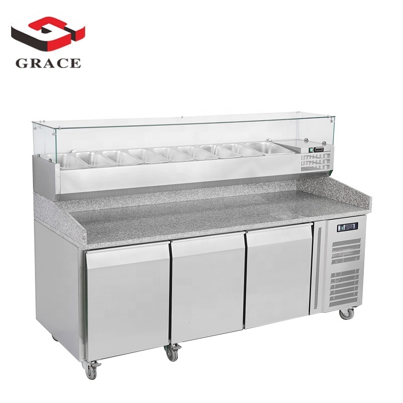 GRACE 4 door commercial refrigerator freezer cream ice cream freezers Cold Room Storage  Refrigeration Equipment