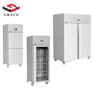 GRACE Customized Upright Chiller Single Double Door Freezer Full series Refrigerator Equipment For Commercial Kitchen