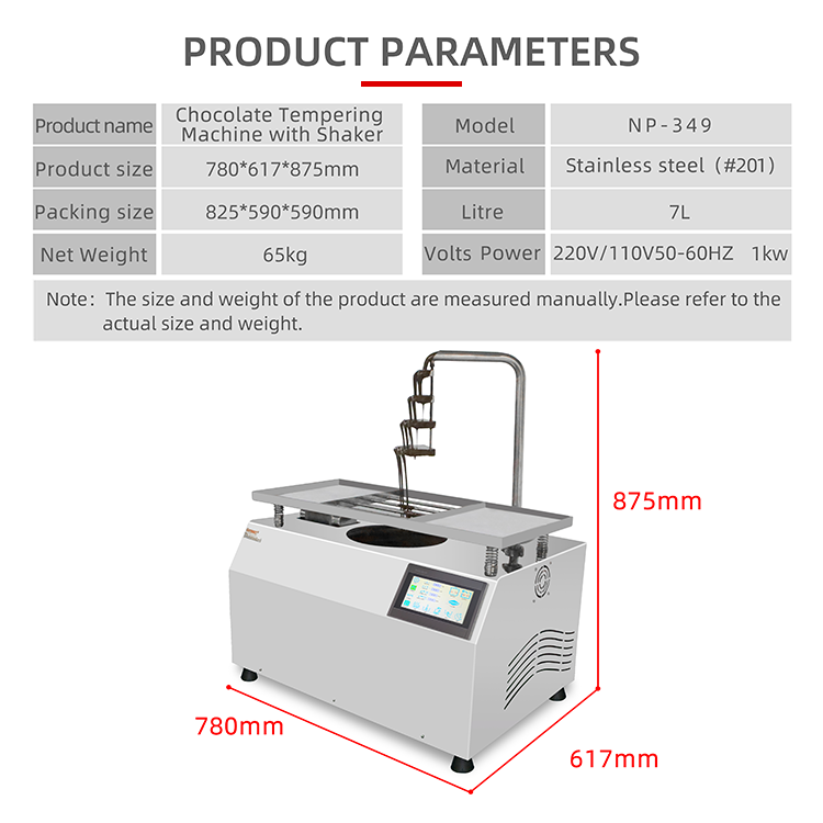 Grace Commercial 7L 14L Automatic chocolate dispenser tempering machine chocolate dispenser tap hot chocolate dispenser